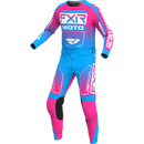 FXR Youth Clutch MX Kit Cyan/E-Pink