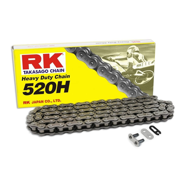 RK 520H Off Road Motorcyle Chain Heavy Duty- 120 Links with Split Link