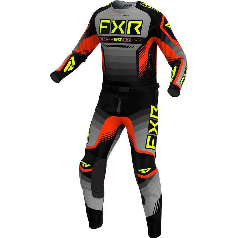 FXR Clutch Pro MX 24 Kit Grey/Nuke/Hi Vis