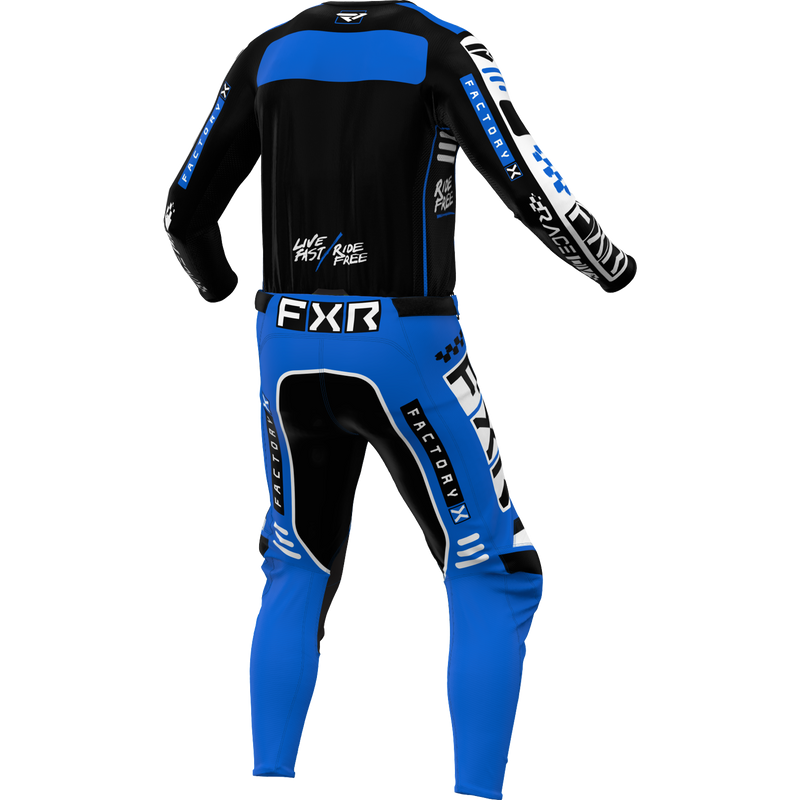 FXR Podium Gladiator MX 24 Kit Black/Blue