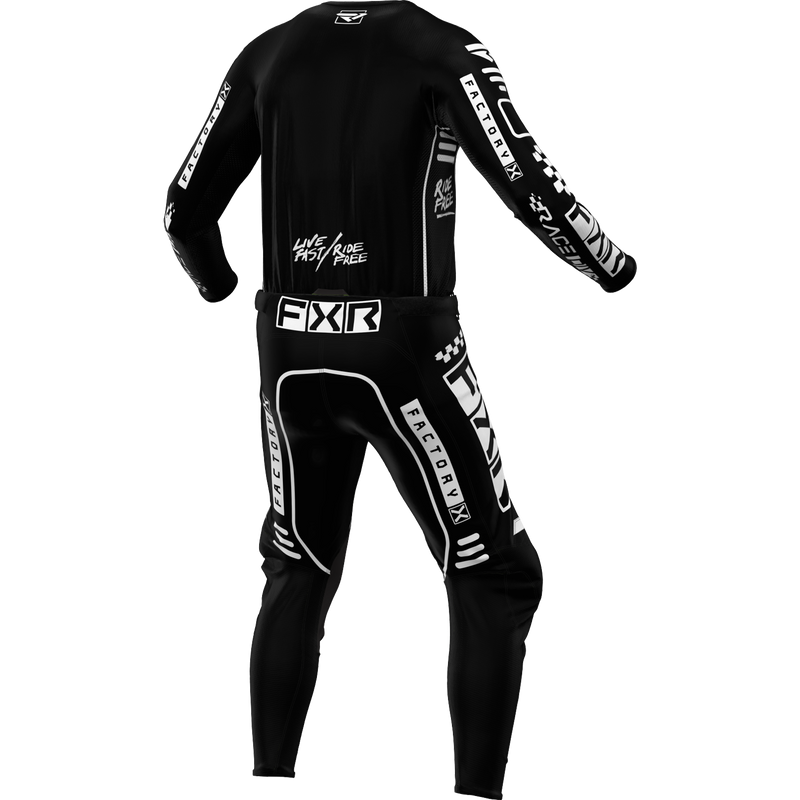 FXR Podium Gladiator MX 24 Kit Black/White