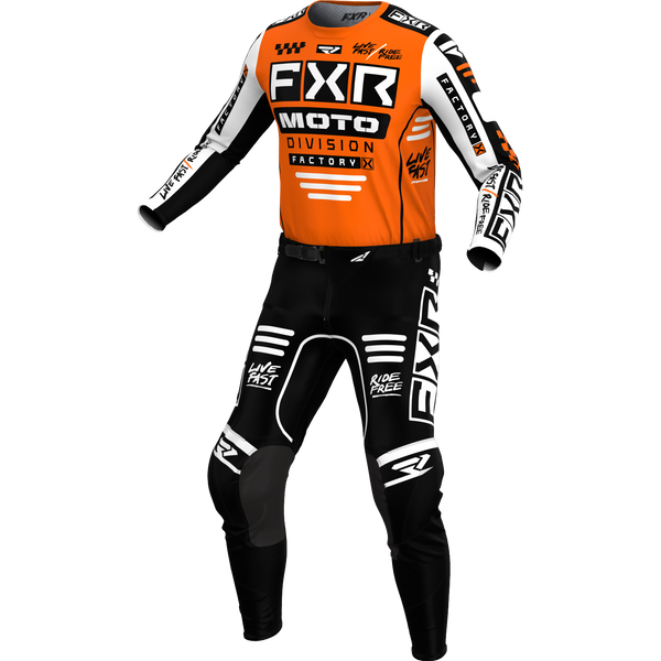 FXR Podium Gladiator MX 24 Kit Orange/Black