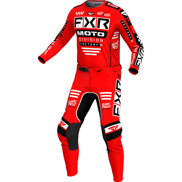 FXR Podium Gladiator MX 24 Kit Red/Black