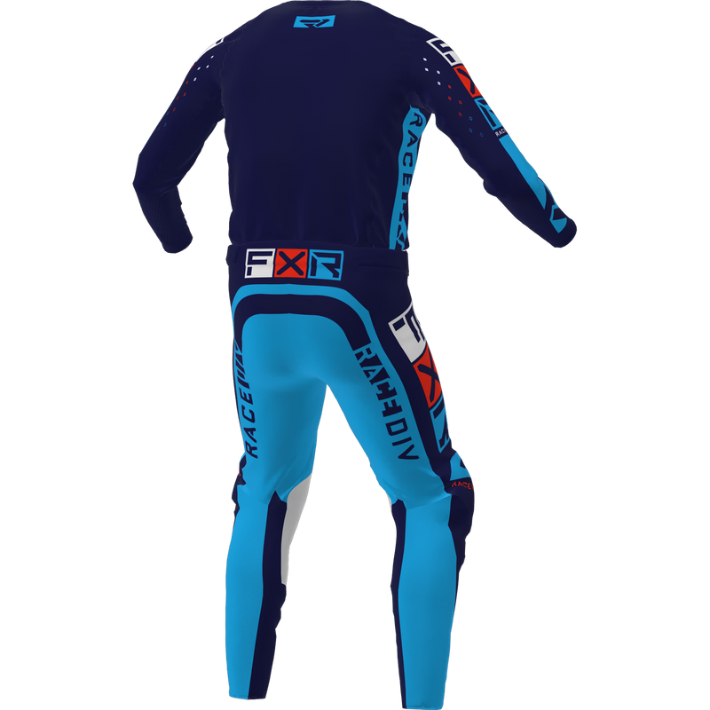 FXR Podium Pro LE Kit Navy/Cyan/Red