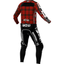 FXR Youth Podium MX Kit 24 Red Plaid/Black