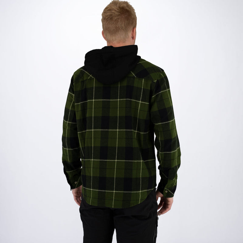 Men's Timber Hooded Flannel Shirt