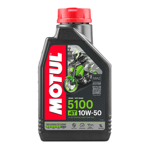 Motul 4T 5100 (10W50) 1 Litre (12 Per Box)