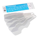 2W Performance Tear Offs for EKS Brand Lucid Goggle 50 Pack