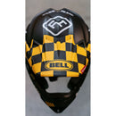 Fasthouse/Bell Replacement Visor & Mouthpiece Checkers Black/Yellow