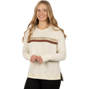 Women's Side Star Crewneck Pullover Sweater